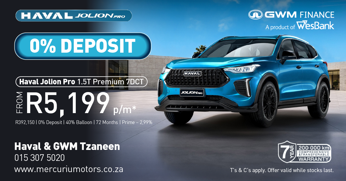 Tzaneen Jul26 1200×628 Jolion Pro 1.5T Premium 7DCT